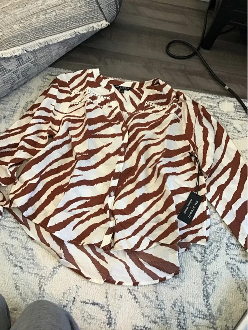 Rm studio by Rebecca minkoff, shirt, new, large